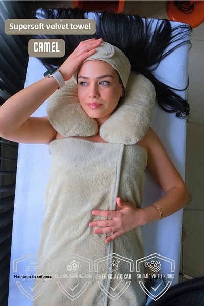 velvettowels Supersoft Velvet Σετ Πετσέτες Ειδικό για Κέντρα Ομορφιάς