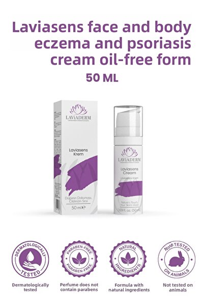 LAVİADERM Laviasens Cream for Face and Body – Oil-Free Form (Eg.Zama - S.Edef...
