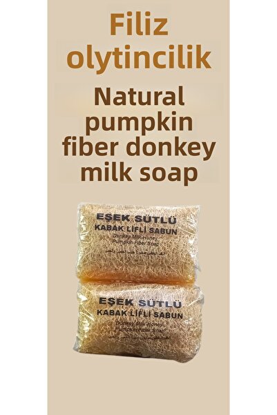Filiz gıda Natural Pumpkin Fiber Donkey Milk Soap
