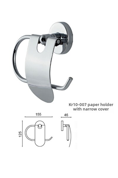 ÇELİK BANYO Steel Bathroom Karaca Series Closed Paper Holder