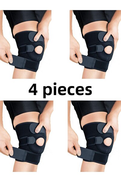 EMBA KORSE وسادة ركبة رياضية بدون حجم - مشد للركبة من النيوبرين مع ضمادة