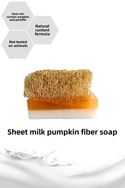 Le Balvo صابون ألياف حليب الحمار والقرع