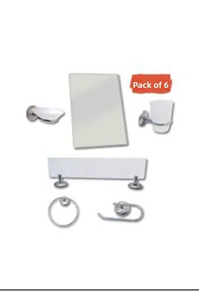 KAPINDA AVM Αξεσουάρ μπάνιου καθρέφτη 6 τεμαχίων