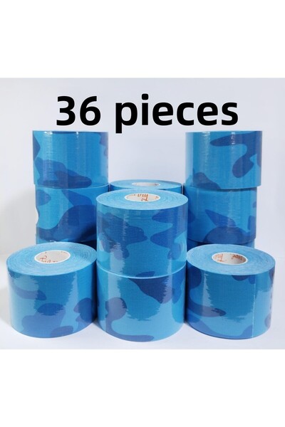 BiaTape Bia Tape Kinesio 5 cm X 5 m - Bandă pentru sportivi de culoare camufl...