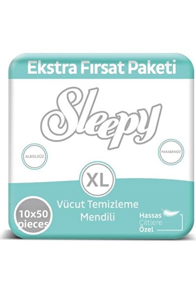 Sleepy مناديل تنظيف الجسم 10 × 50 قطعة