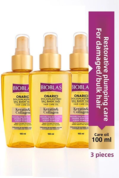Bioblas Keratin & Collagen Repair 100 ml for Fine Damaged Hair