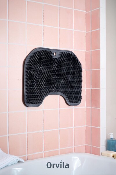 Orvila Χαλάκι μασάζ πλάτης και ποδιών σιλικόνης / Αντιολισθητική βάση μπάνιου και ντους με βεντούζες