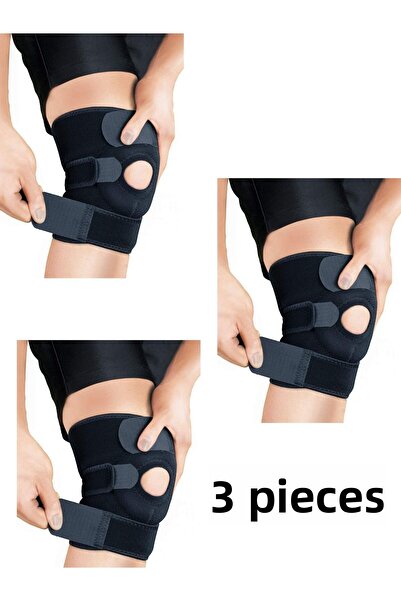 EMBA KORSE وسادة ركبة رياضية بدون حجم - مشد للركبة من النيوبرين مع ضمادة