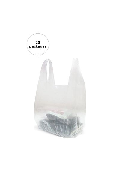 Toptan Bulurum 6,000 Transparent Athlete Bags - Small Size 24x43 cm, 20 Packs