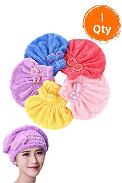 Betora Hair Drying Cap 1Pcs Head Drying Towel Hair Coloring Oil Application Cosmetic Shower Cap Bath