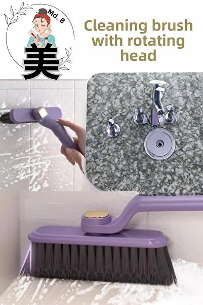 FORSEİ LUCA Rotating Head Cleaning Brush with Tweezers Bathroom Kitchen Sink ...