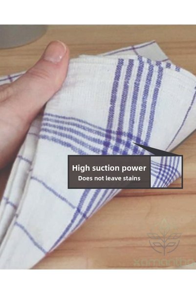 XAMANTHA 6 Pieces Cotton Cloth Diapers - Kitchen Towel Drying Cloth