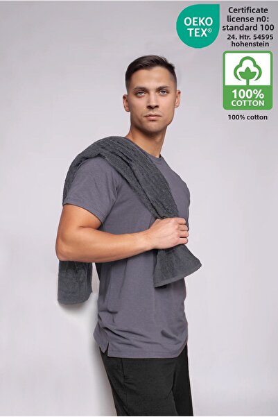 Ellaline Flap Sports Fitness Towel 100% Cotton Certified, Bench and Neck Towel Can Be Worn |   30X105