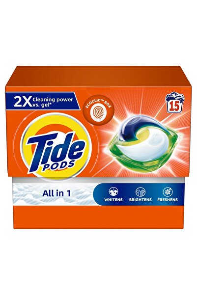 Tide Original All-in Pods 15 Count Laundry Detergent Pods
Whitens Brightens Freshens