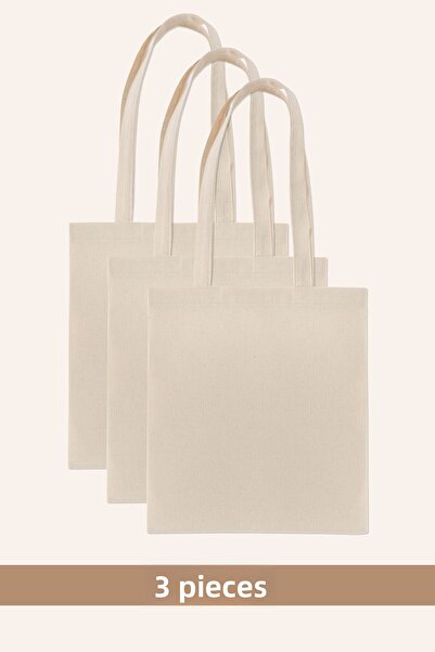 Butik حقيبة قماش خام غير مطبوعة 100% قطن |   35×40 سم |   140 جرام/متر مربع |...