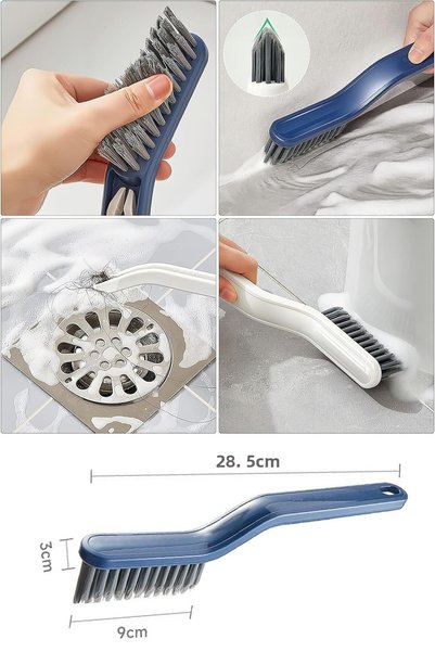tafce Bottoming Corner Brush Cleaning Brush with Tweezers Grout Brush Pimapen Cleaning Brush Bathroom Brush