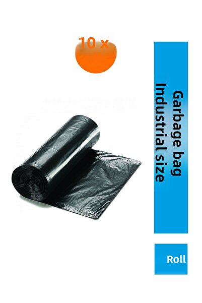 Elif mağazacılık كيس قمامة صناعي كبير الحجم - 10 لفات، 100 قطعة