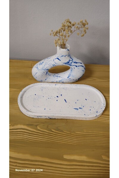 el.ay.arts Bohemian Vase and Plate Decorative for Bathroom or Living Room