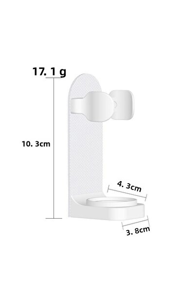 Choice - White Electronic Toothbrush Holder Wall Mounted Adhesive Toothbrush ...