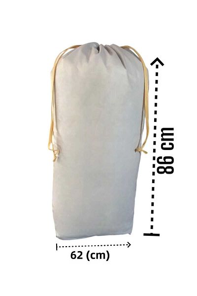 Balkan Room XLarge 86x62 cm Γκρι κορδόνι περίσφιξης - Τσάντα μεταφοράς και τσάντα αποθήκευσης μαξιλαριού Comforter