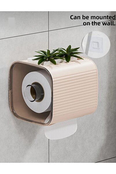 ASlife Home Θήκη για χαρτί υγείας με κολλώδεις τιράντες