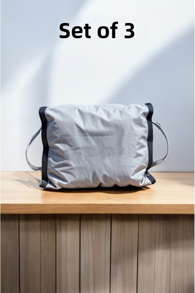 Milenay Σετ αξεσουάρ πετσετών 3 τεμαχίων - Μίνι μέγεθος, 30x22x20cm, ανθεκτικό και συμπαγές