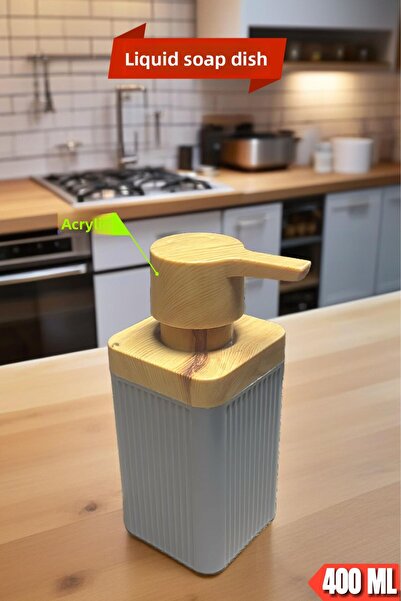 Open Home Concept 1 bucă dozator de săpun lichid acrilic pentru bucătărie și ...