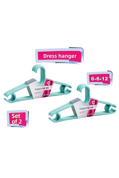 Tuffex Umeraș pentru haine din 2 piese - Umeraș pentru haine din plastic