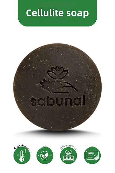 sabunal صابون السيلوليت 2 قطعة - صابون لشد البشرة