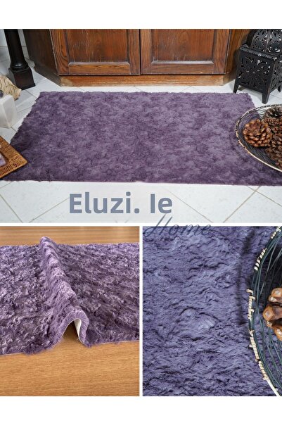 Prizma Micropost, Non-Slip, Washable, Single Bathroom Rug, Mat| Purple - (75X...