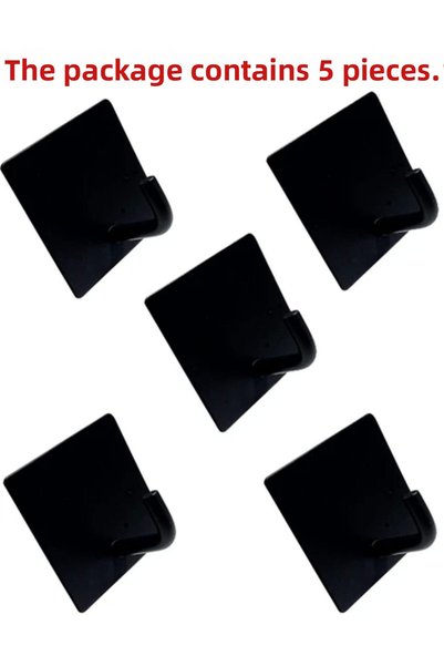 ardini Self-Adhesive Hanger Mat Black 05 5 Pieces in a Package