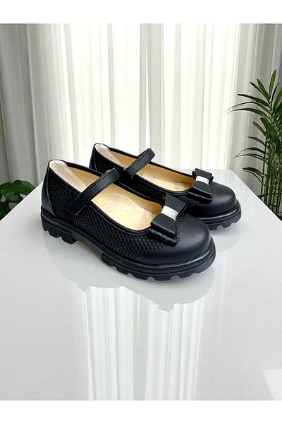 pediashoes Girl's Orthopedic Sole School Shoes with Thick Sole