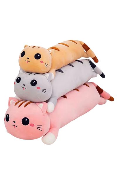 POLLYTOYS Long Plush Cat - 75 cm