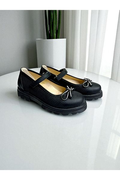 pediashoes Girl's Orthopedic Sole School Shoes with Thick Sole