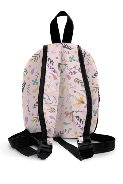 Kokopatik Pembe Bahar Desen Orta Boy Kreş Çantası