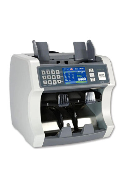 Bill Counter S200 Çift Cıslı Karışık Para Sayma Makinesi 20 Ülke Para Birimli Dahili Yazıcılı