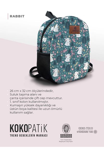 Kokopatik Children'S Medium Rabbit Backpack