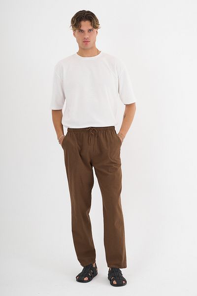 Redline Ανδρικό παντελόνι Defy Comfortable Fit Linen Look