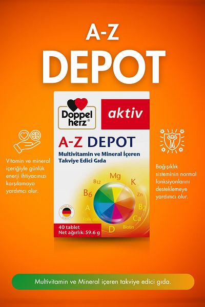 Doppelherz Aktiv A-Z Depot - 40 Tablets Multivitamin