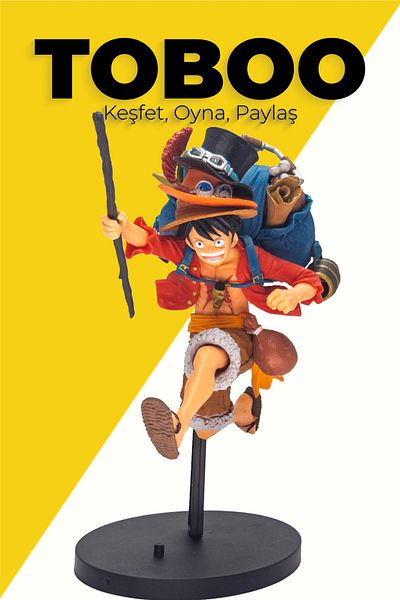 shop Anime One Piece - Young Monkey D. Luffy Action Figure with Backpack