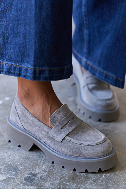 PELİN'İN AYAKKABILARI MELLO GRİ SÜET