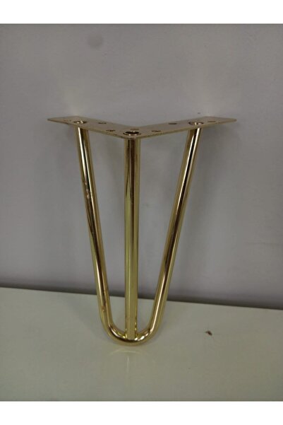 ADG METAL Vera Gold 12cm Metal Mobilya Ayağı Koltuk Kanepe Berjer Altı Sabit ...