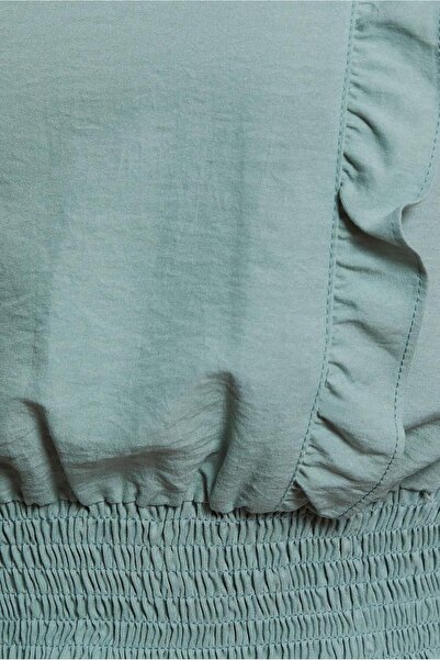 Alvina Ruffle Detailed Elastic Blouse - 44616