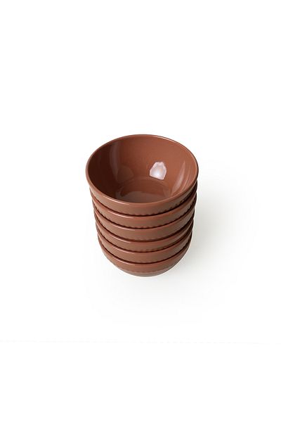 Keramika Καφέ Bella Bowl 14 cm, 6 τεμάχια (605)