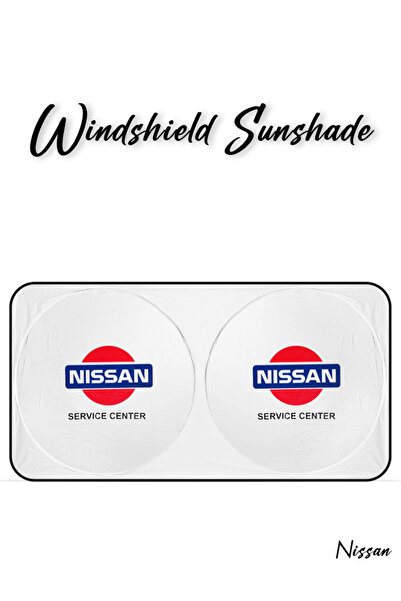 Nissan مظلة واقية من الشمس للزجاج الأمامي للسيارة توفر أقصى درجات الحماية وال...