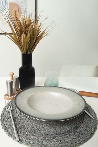 Keramika Gray Aegean Pasta Plate 28 cm 21719