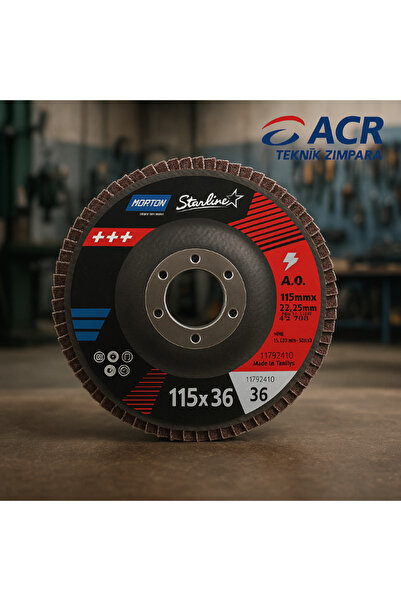 Starline Aox Flap Disk - 115mm - 36 Kum 10 adet