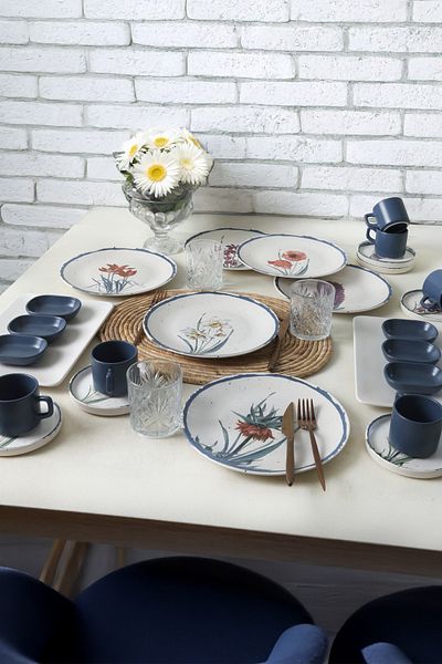 Keramika Anatolian Flowers Dowry Set 26 Pieces for 6 People 20256-61