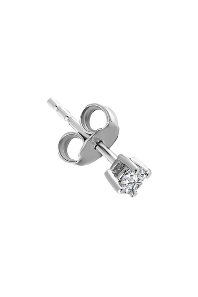 Sirius Pırlanta 0,09 Karat Pırlanta Tektaş Erkek Küpesi 0604E0174