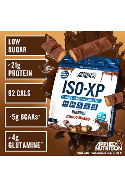 applied nutrition ISO-XP 100% بروتين مصل اللبن - شوكولاتة بوينو، 1 كجم